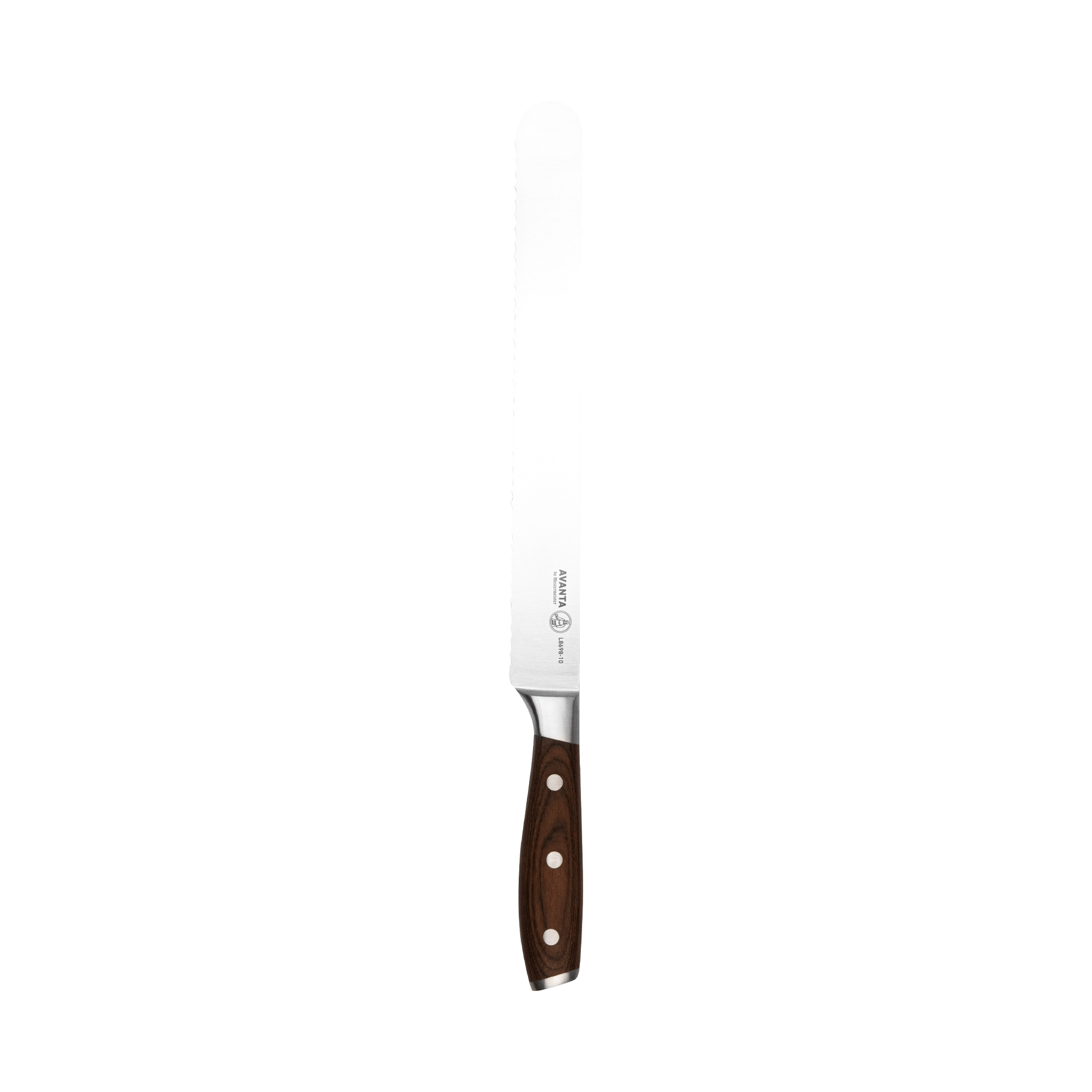 Avanta Pakkawood Scalloped Slicer - 10"