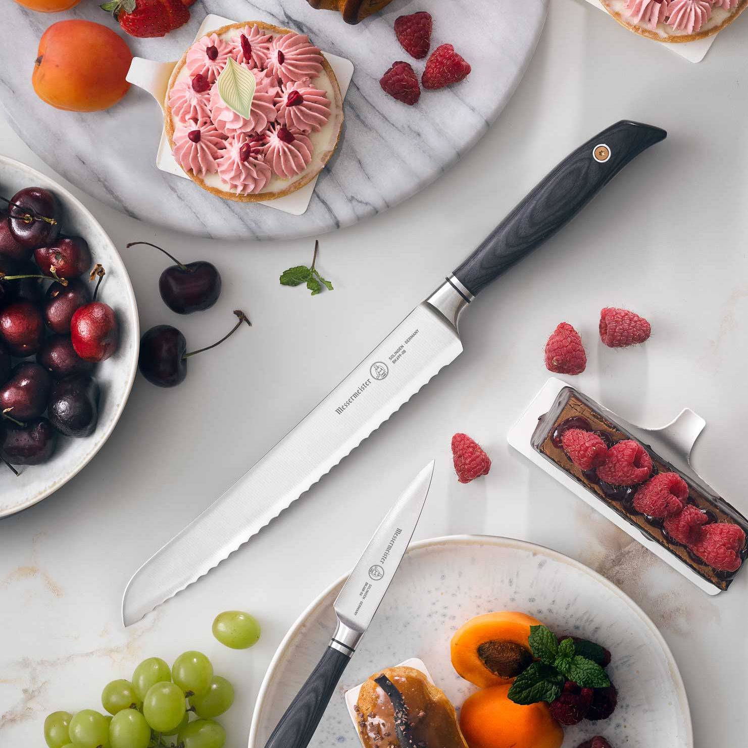 Blacksmith Scalloped Slicing Knife - 8.5"