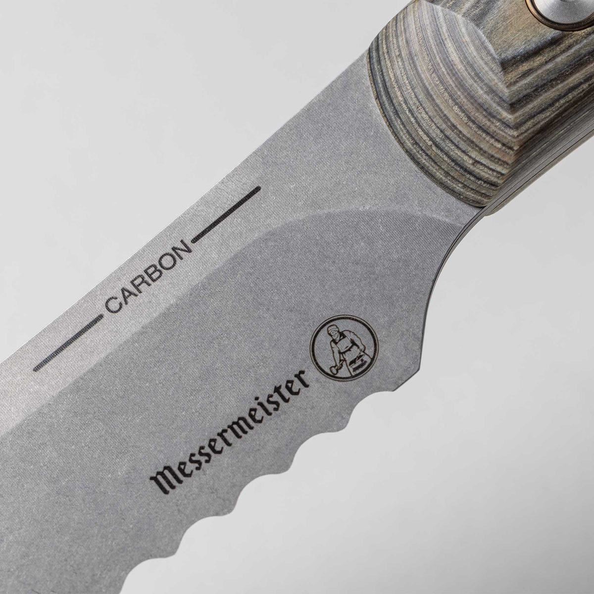 Carbon Scalloped Knife - 9"
