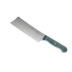 Custom Blue Nakiri Knife - 6.5"