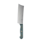 Custom Blue Nakiri Knife - 6.5"