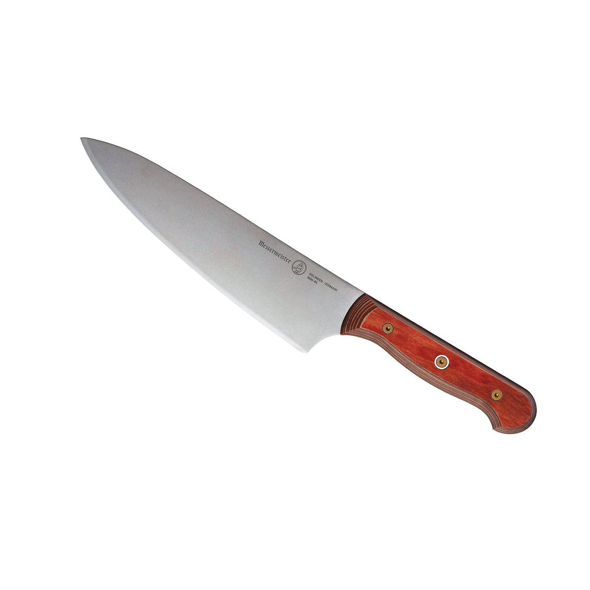 Custom Red Chef's Knife - 8"