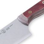 Custom Red Chef's Knife - 8"