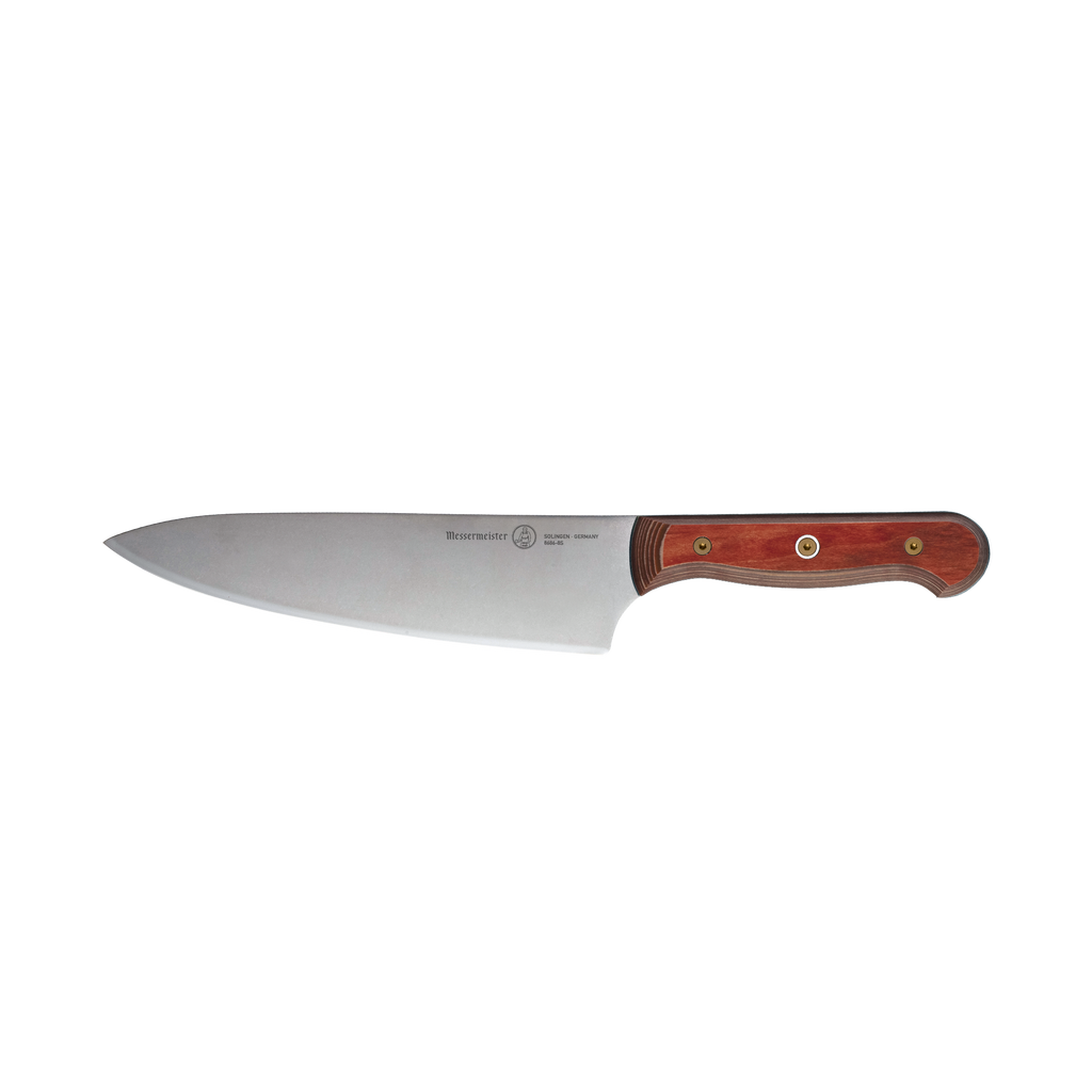 Custom Red Chef's Knife - 8"