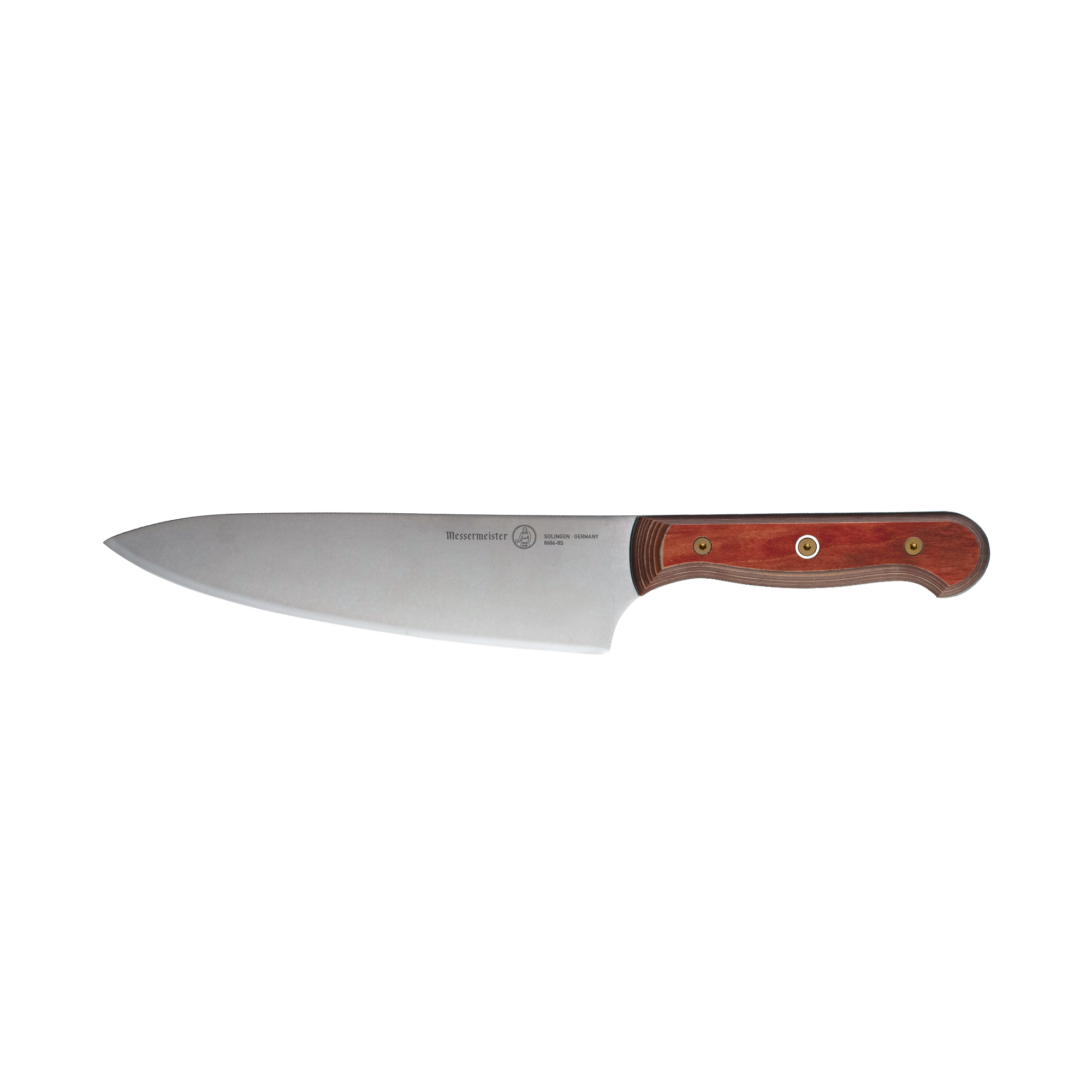 Custom Red Chef's Knife - 8"