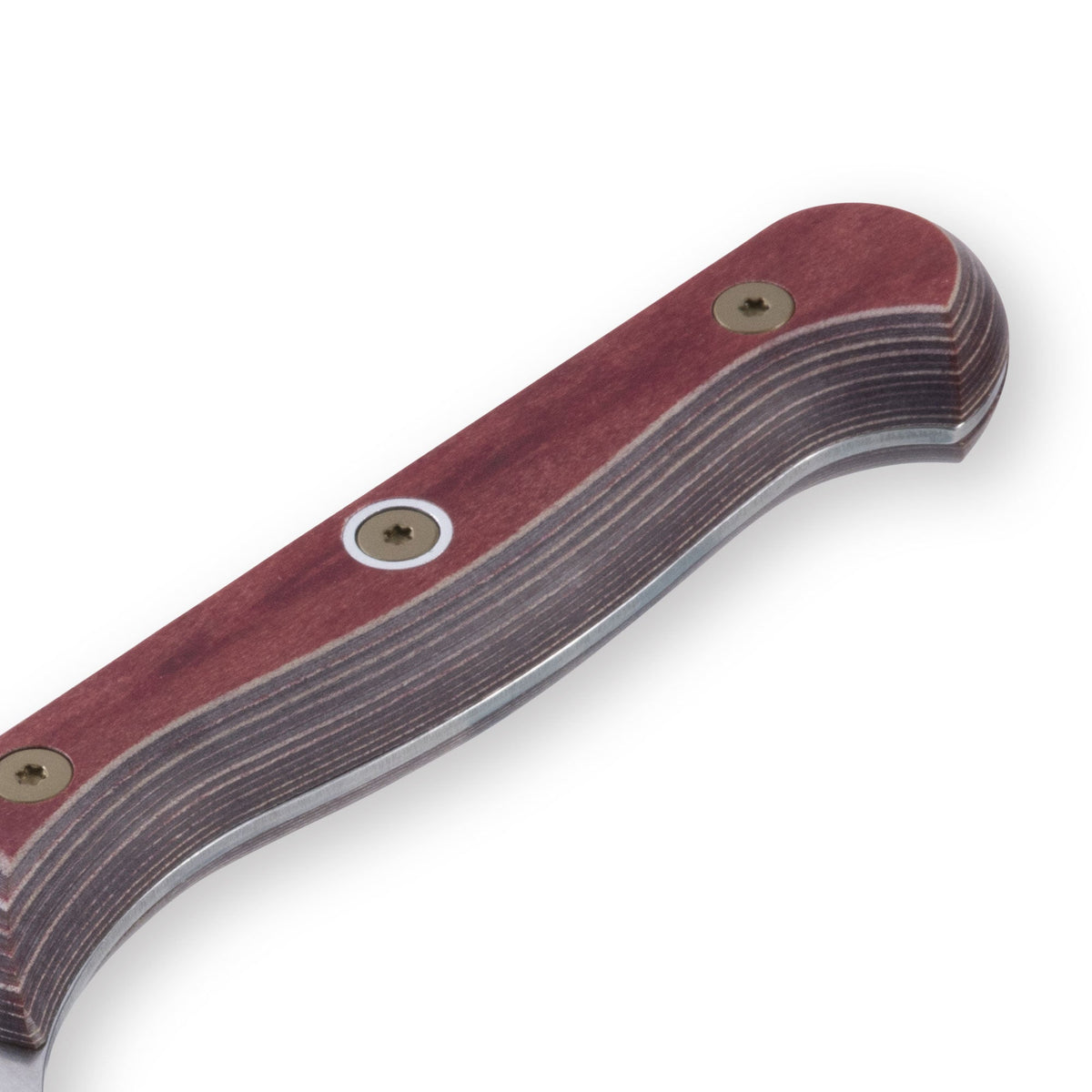 Custom Red Kullens Santoku Knife - 7"