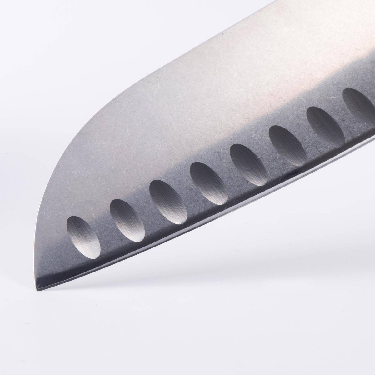 Custom Red Kullens Santoku Knife - 7"