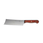 Custom Red Nakiri Knife - 6.5"