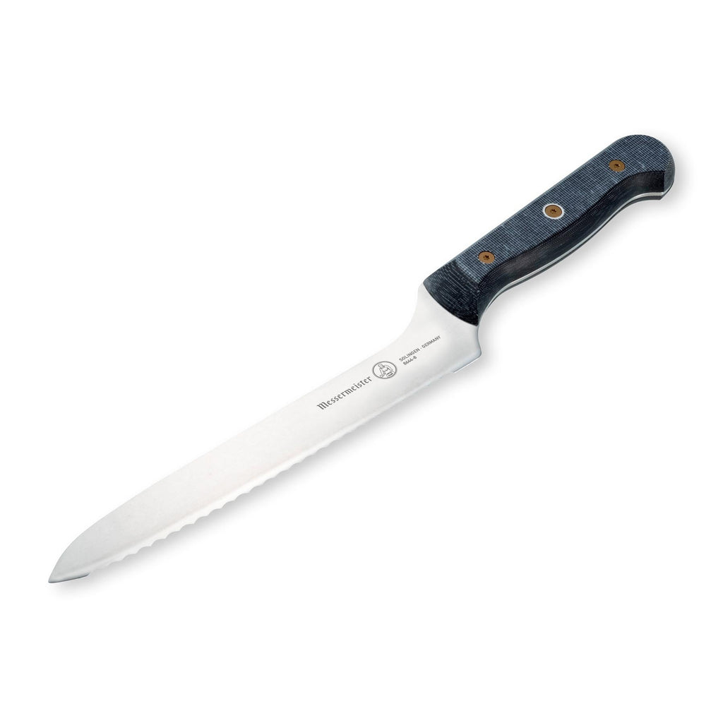 Custom Scalloped Offset Knife - 8"