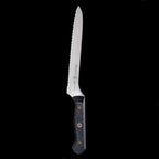 Custom Scalloped Offset Knife - 8"