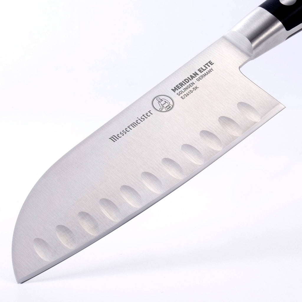 Meridian Elite Kullens Santoku Knife - 5"