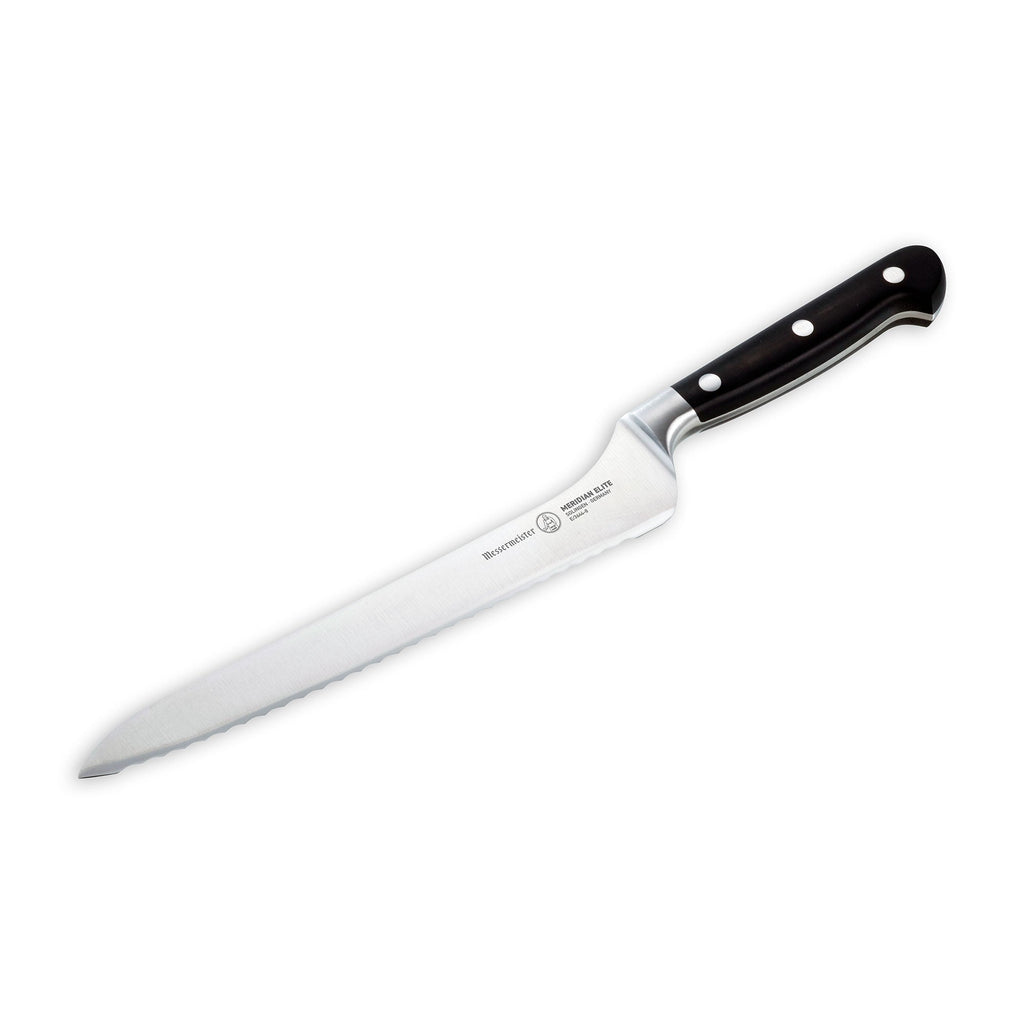 Meridian Elite Scalloped Offset Knife - 8"