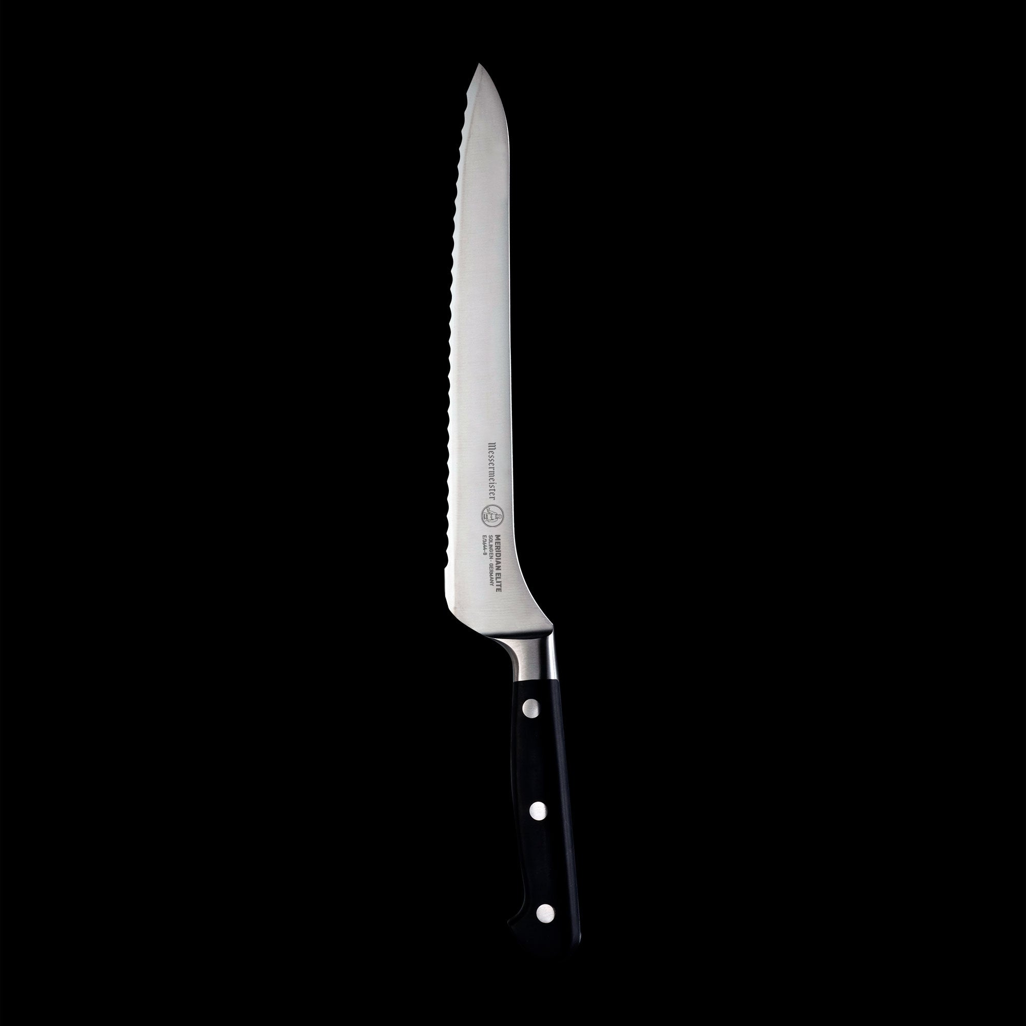 Meridian Elite Scalloped Offset Knife - 8"