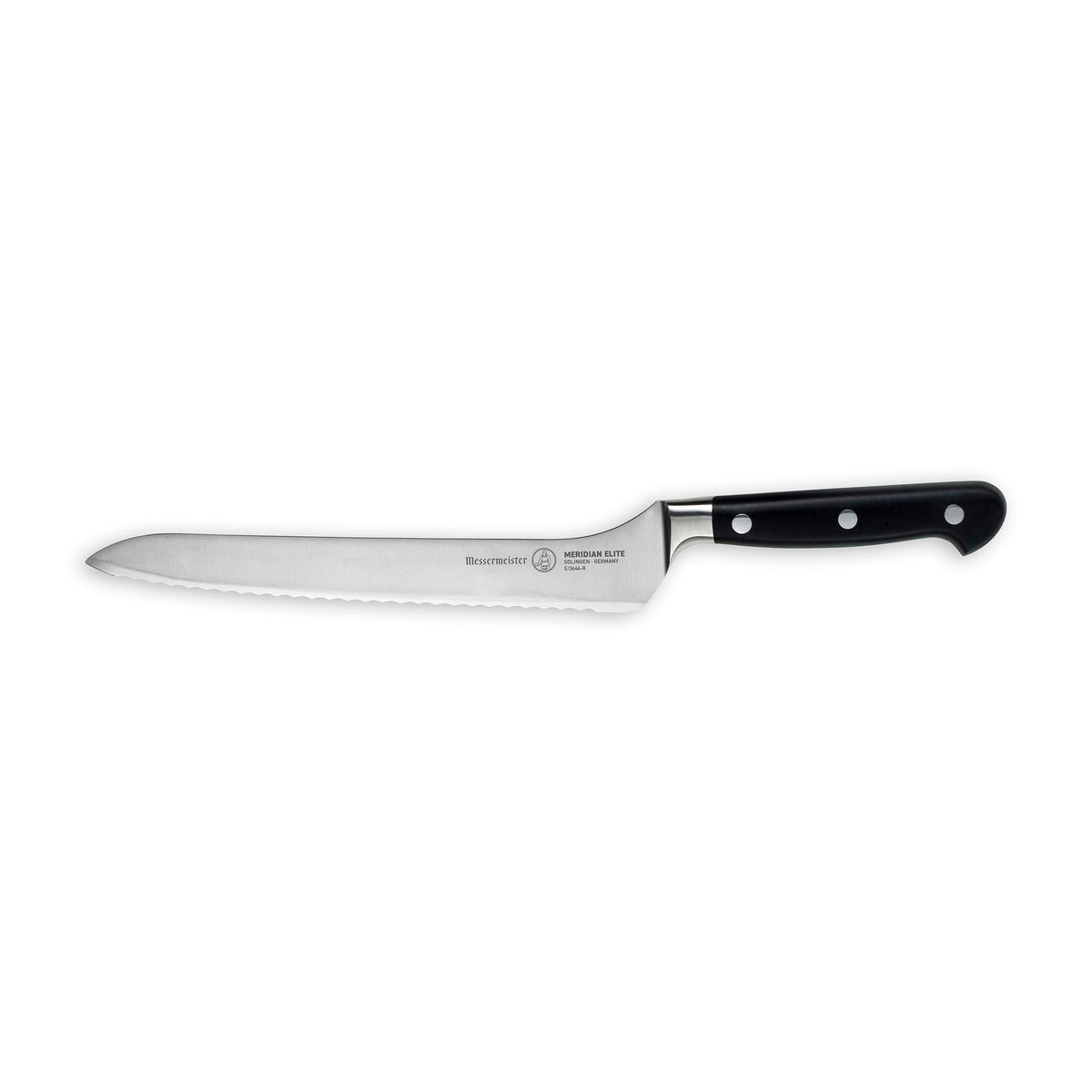 Meridian Elite Scalloped Offset Knife - 8"