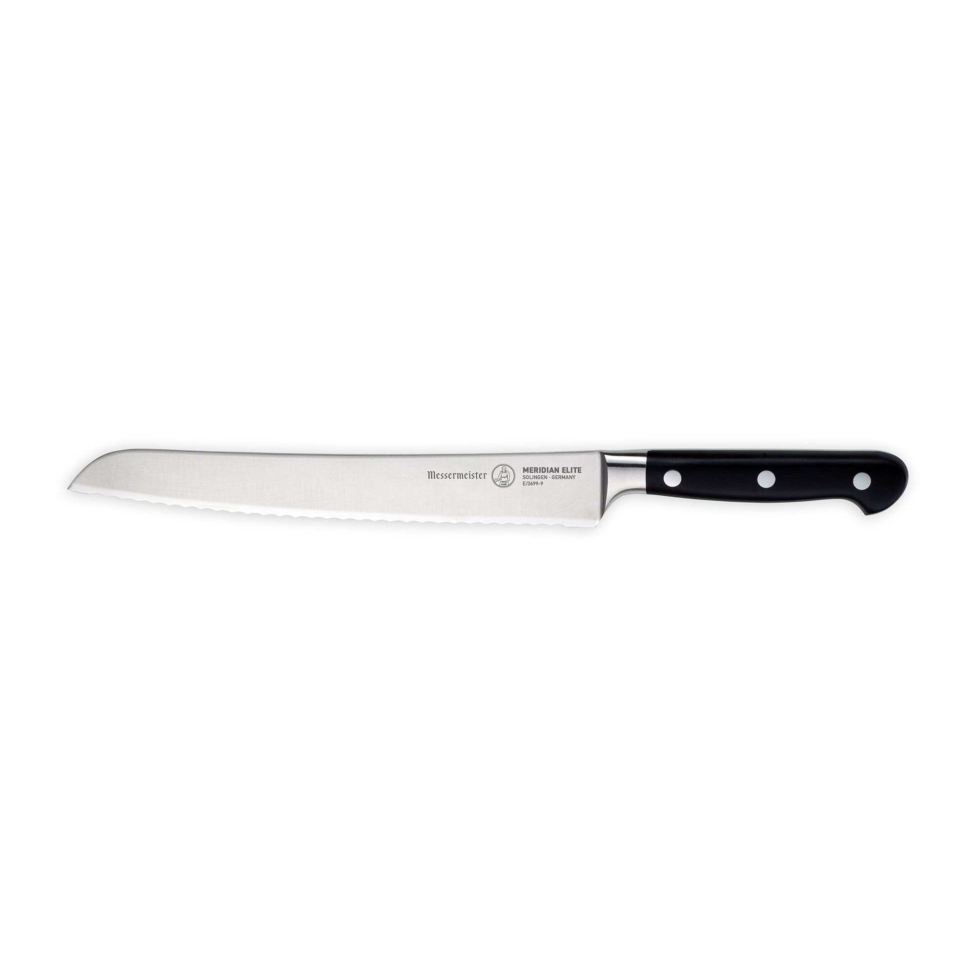 Meridian Elite Scalloped Bread Knife - 9"