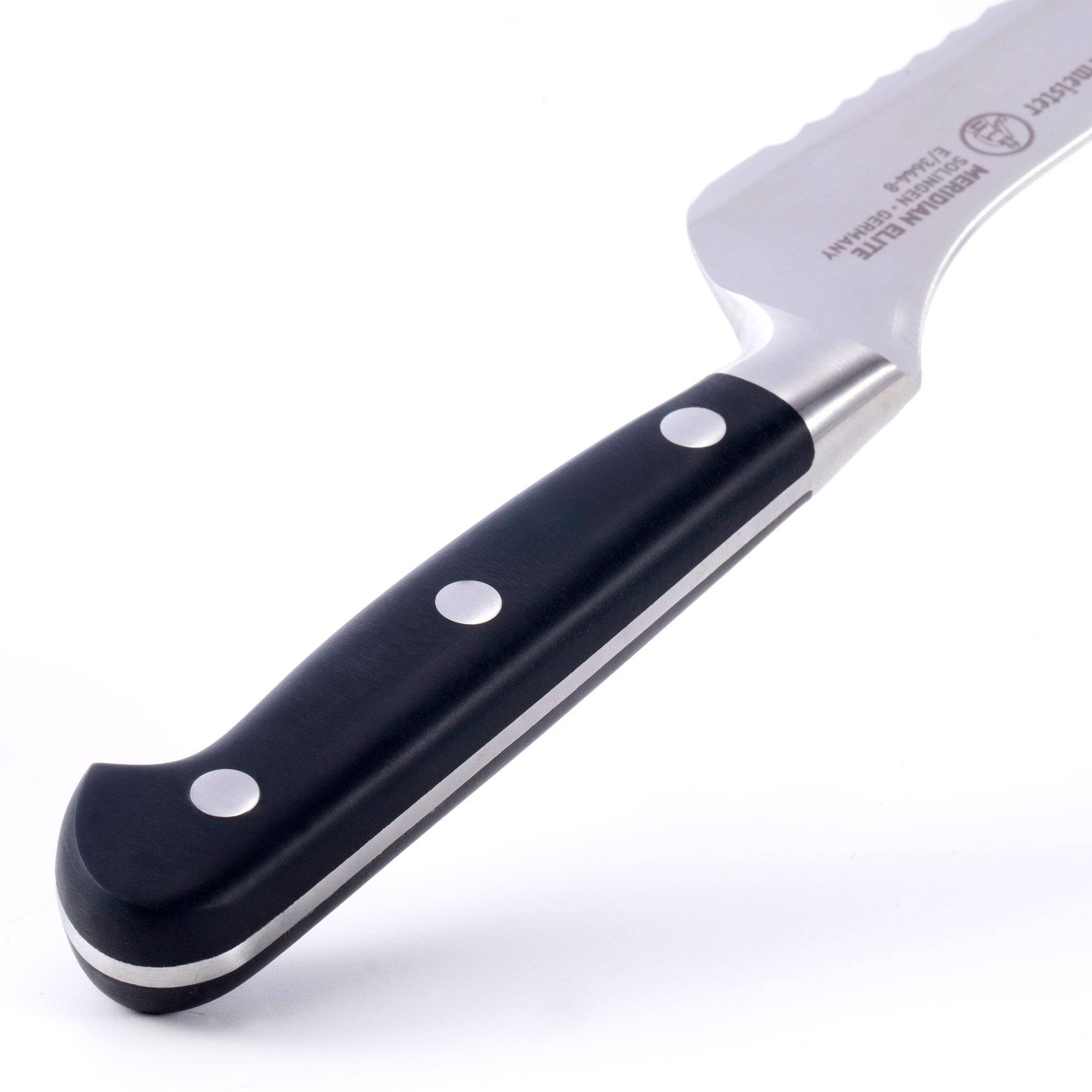 Meridian Elite Scalloped Offset Knife - 8"