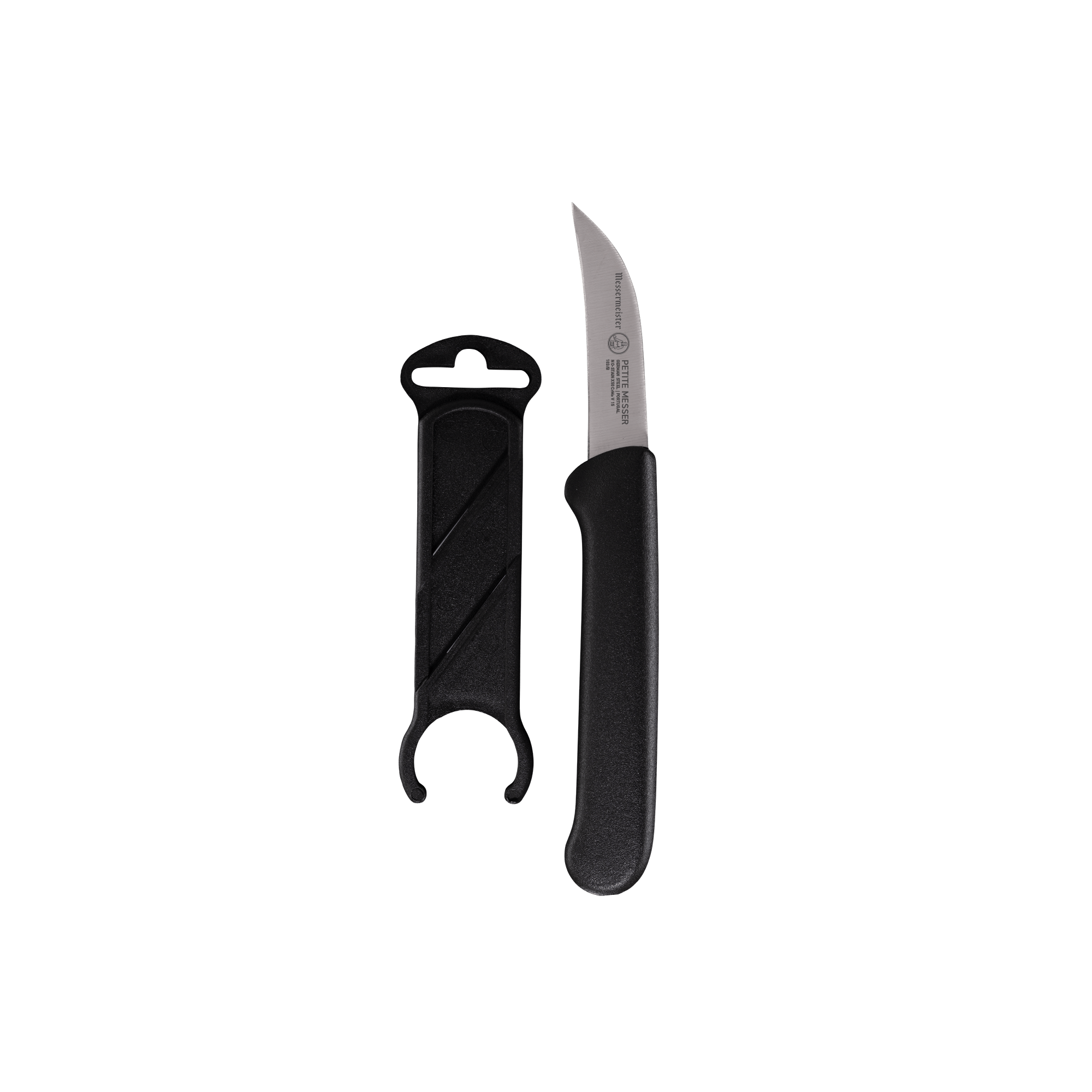 Petite Messer Black Birds Beak Parer with Matching Sheath - 2.5"