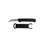 Petite Messer Black Birds Beak Parer with Matching Sheath - 2.5"