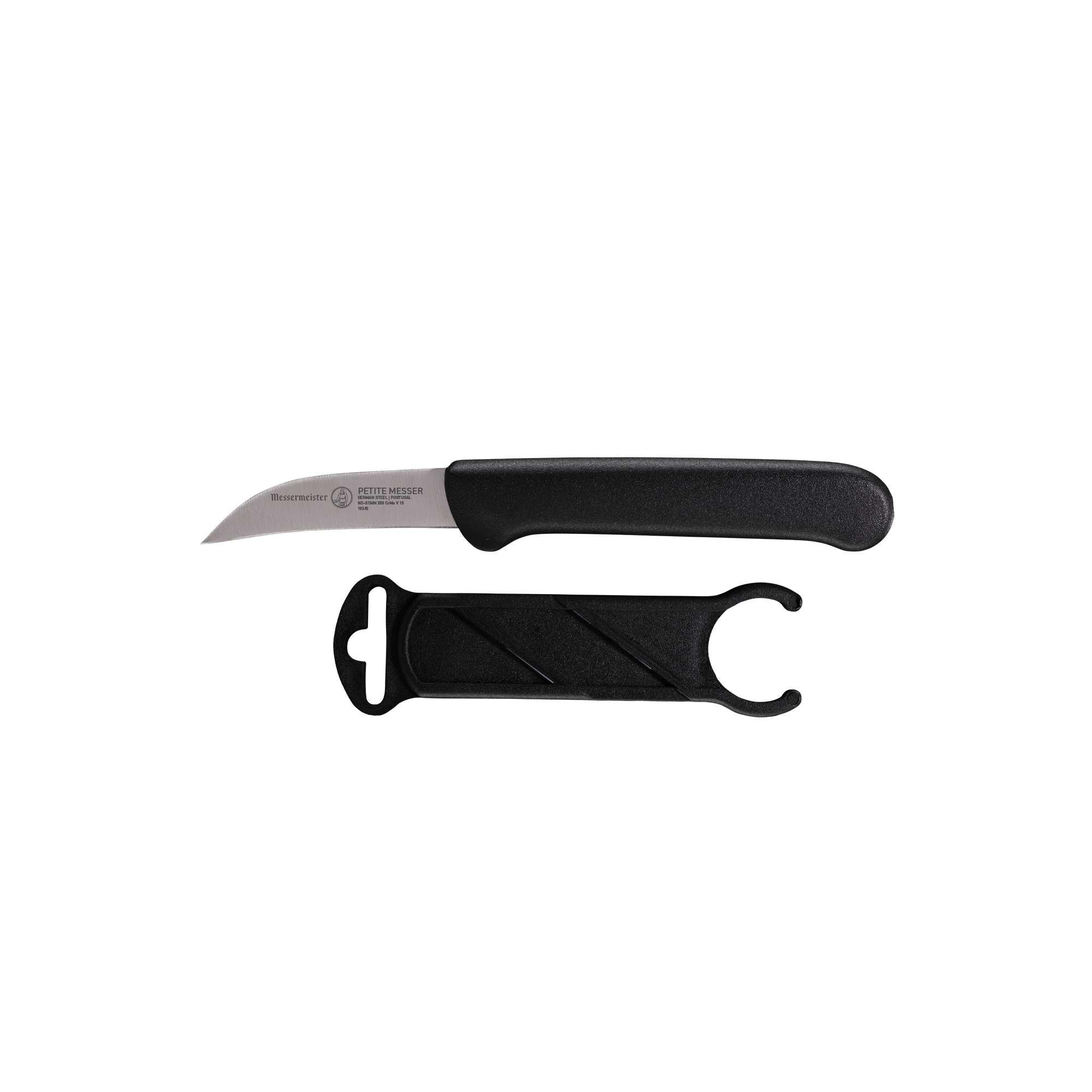 Petite Messer Black Birds Beak Parer with Matching Sheath - 2.5"