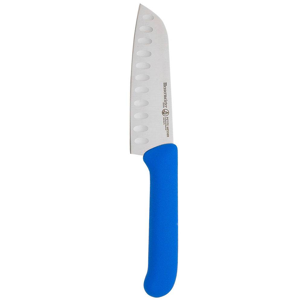 Petite Messer Blue Kullens Santoku Knife - 5"