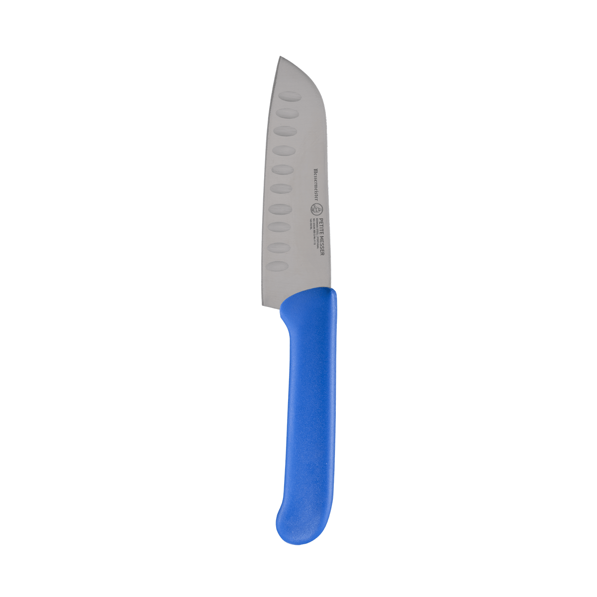 Petite Messer Blue Kullens Santoku Knife - 5"