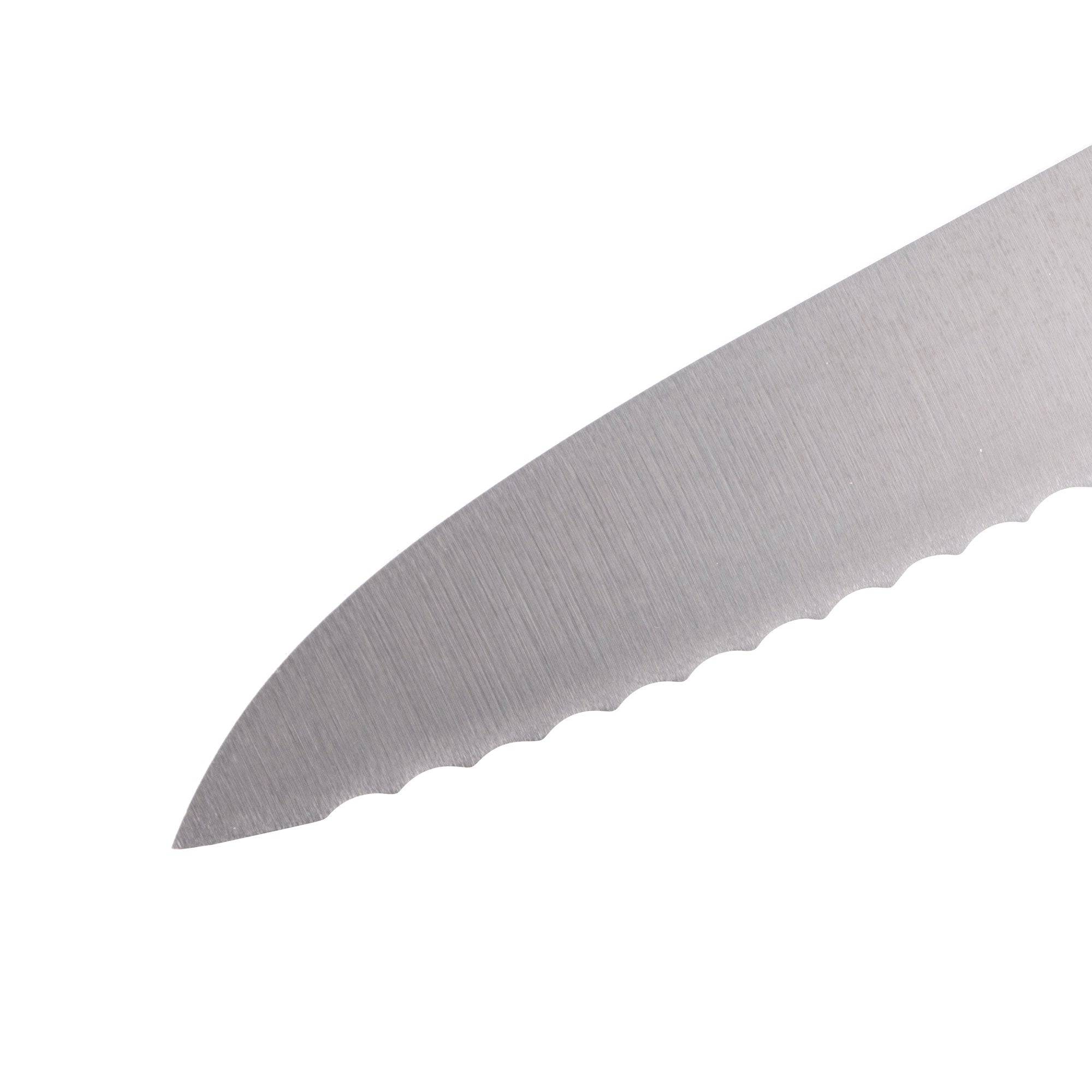 Pro Series Offset Scalloped Slicer - 8"