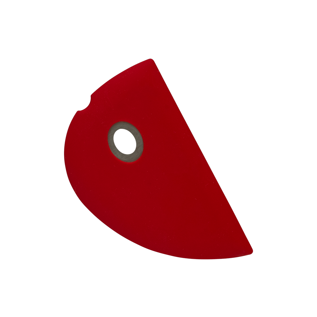 Mini Red Silicone Bowl Scraper