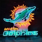 Miami Dolphins With Acrylic Logo Neon Signs Light