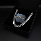 Silver Miami Cuban Chain 15mm