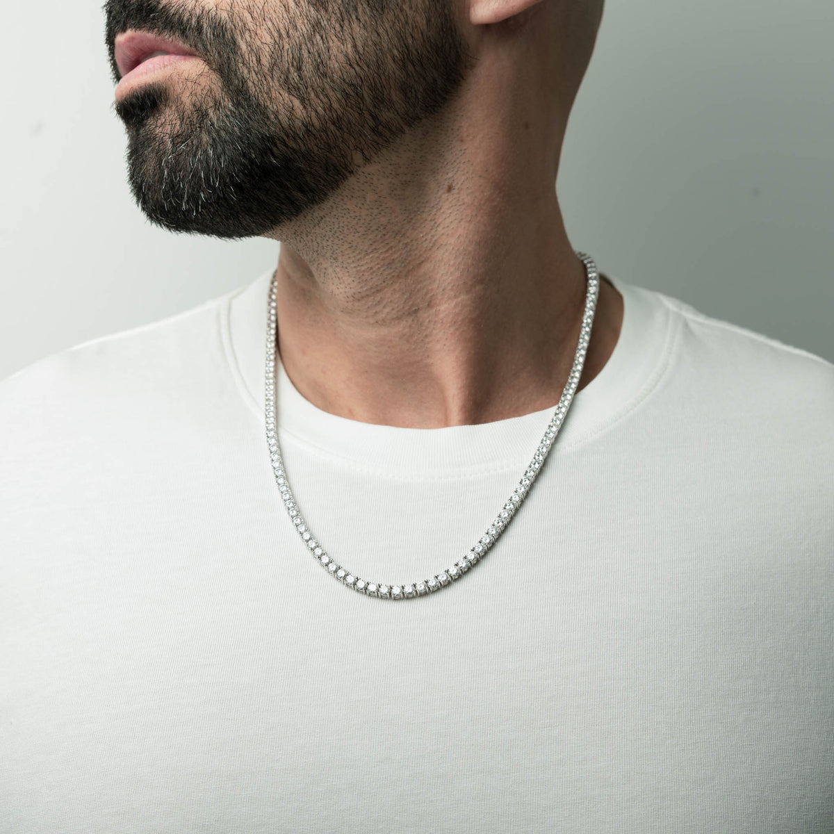 4mm Tennis Chain Moissanite