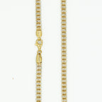 Two Tone Gold Ice Chain 5mm