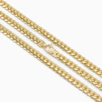 Gold Miami Cuban Bracelet 7mm