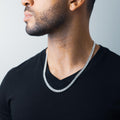 High Polish Silver Miami Cuban Chain 7mm