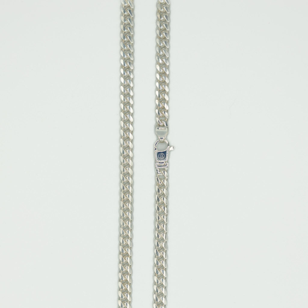 High Polish Silver Miami Cuban Chain 7mm