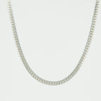 High Polish Silver Miami Cuban Chain 7mm