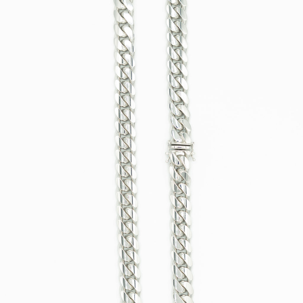 Silver Miami Cuban Chain 10mm Heavy