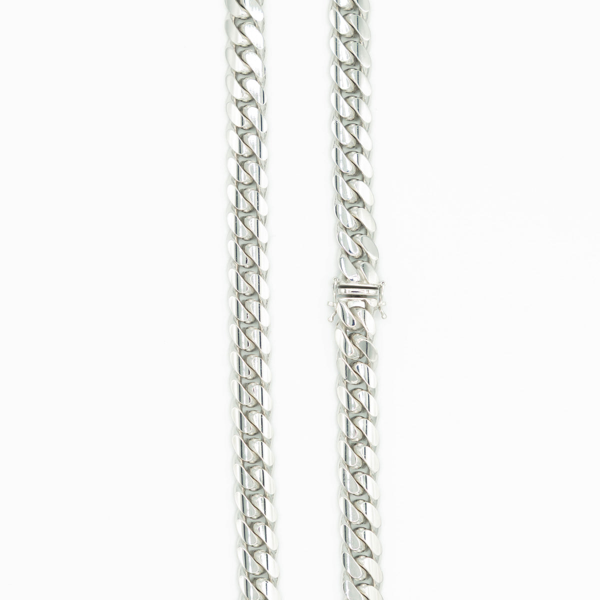 Silver Miami Cuban Chain 10mm Heavy