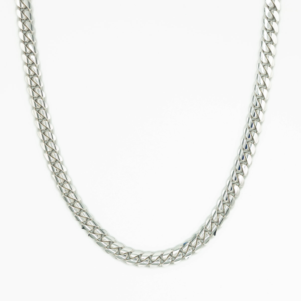 Silver Miami Cuban Chain 10mm Heavy