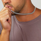 Silver Miami Cuban Chain 7mm