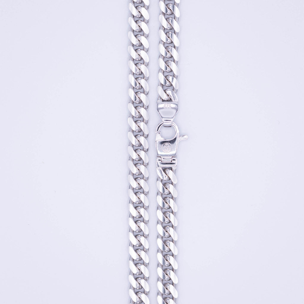 Silver Miami Cuban Chain 7mm