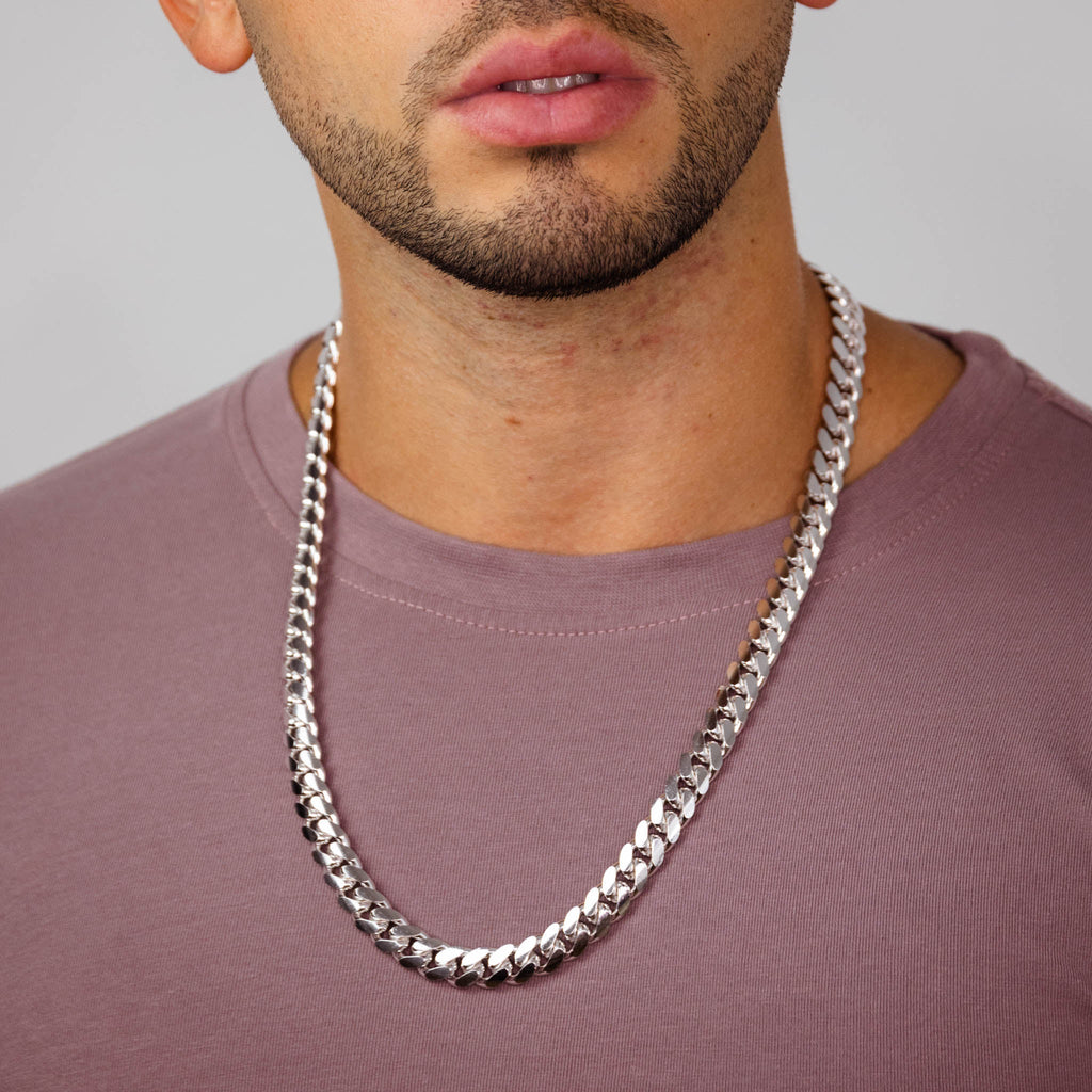 Silver Miami Cuban Chain 10mm Heavy