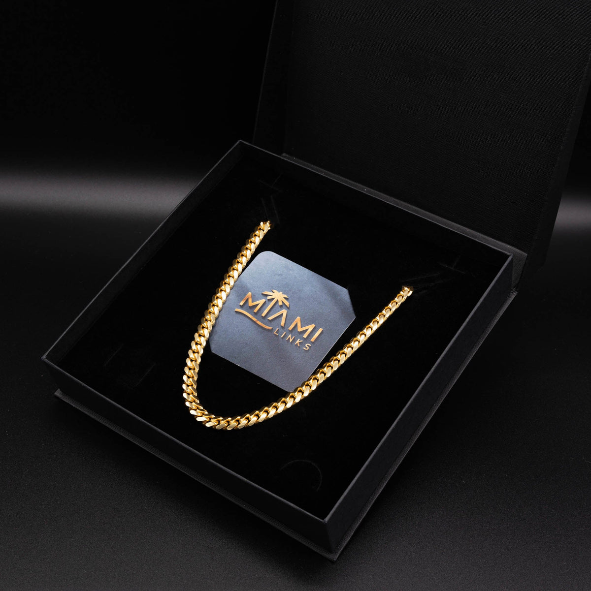 Gold Miami Cuban Chain 7mm