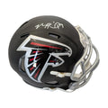 Michael Penix Jr. Autographed Atlanta Falcons Riddell Speed Mini Helmet - Beckett