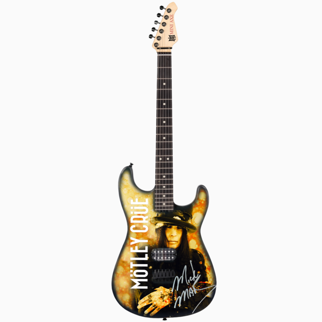 Mötley Crüe Full Band Collector's Miniature Guitar Set