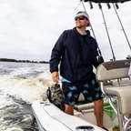 Midnight Palms - Waterproof Swim Shorts With A Waterproof Pocket