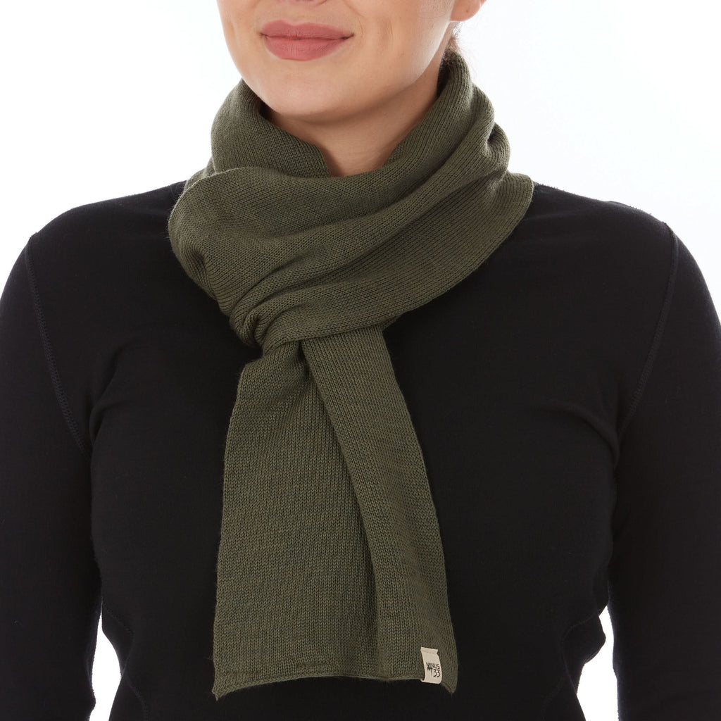 Merino Wool Knit Scarf | 100% Merino Wool