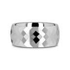 MILLENNIUM Tungsten Wedding Band with 288 Diamond Facets - 2mm - 10mm