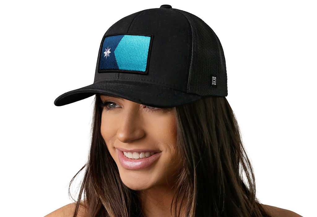 Minnesota Flag Trucker Hat  |  MN Snapback