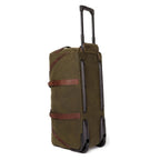 Campaign Waxed Canvas Large Wheeled Duffle Bag