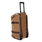 Campaign Leather & Waxed Canvas Wheeled Carry-On Duffle Bag